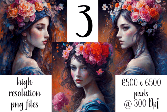 Beautiful Watercolor Portraits Set of 3 Review