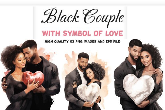 Black Love Couple Watercolor Clipart: Illustrations Review