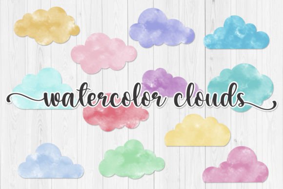 Watercolor Clouds Clipart: An Embroidery Review