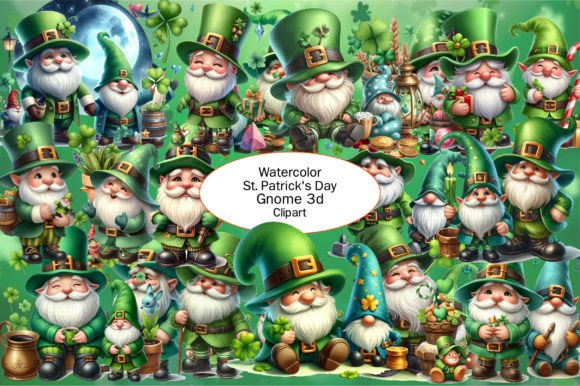 Watercolor St. Patrick's Day Gnome Review