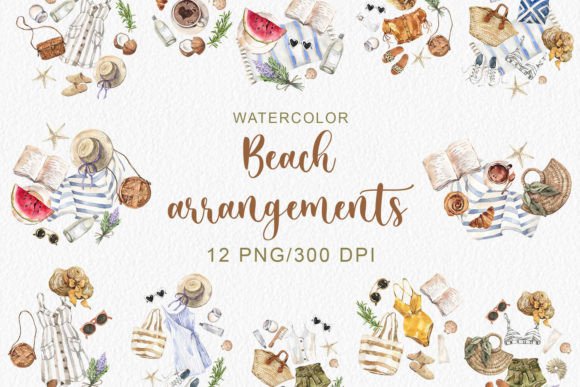 Watercolor Summer Fashion Illustrations Review